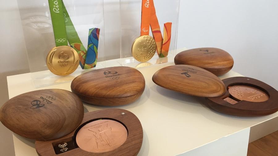 Estojos das Medalhas Olímpicas